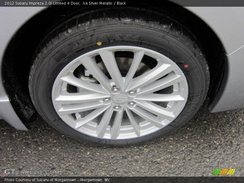 Ice Silver Metallic / Black 2012 Subaru Impreza 2.0i Limited 4 Door