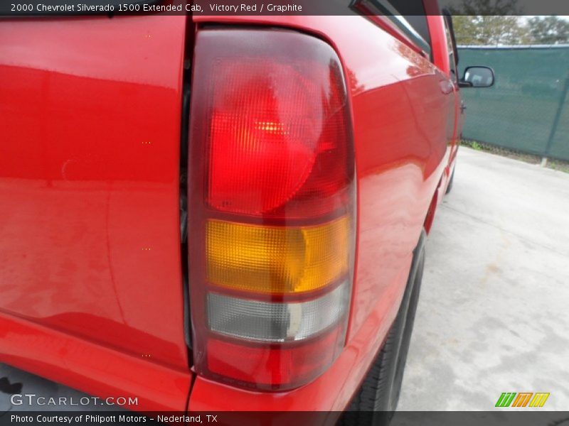 Victory Red / Graphite 2000 Chevrolet Silverado 1500 Extended Cab