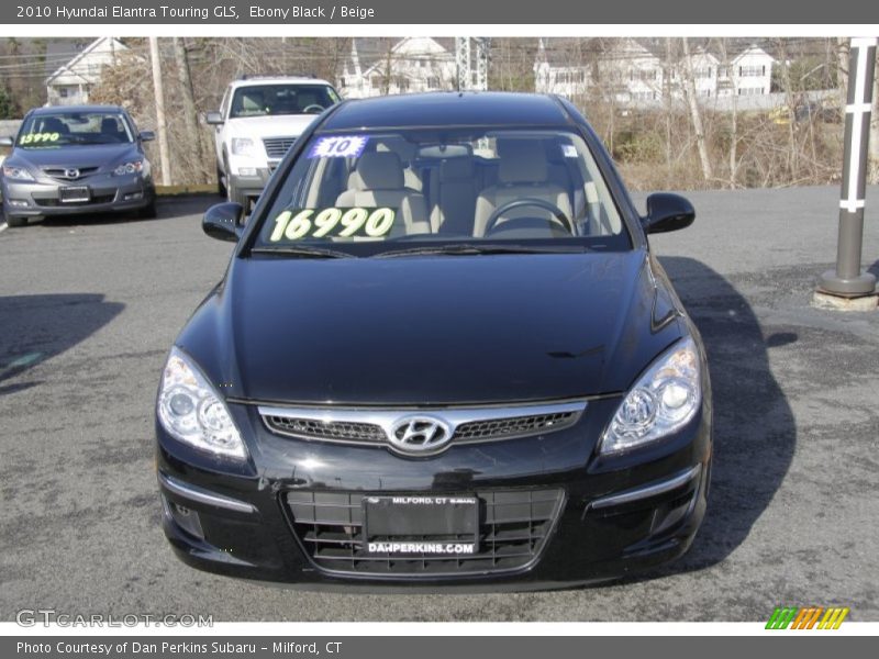 Ebony Black / Beige 2010 Hyundai Elantra Touring GLS