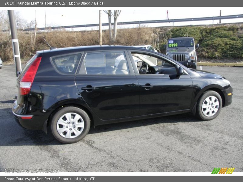 Ebony Black / Beige 2010 Hyundai Elantra Touring GLS