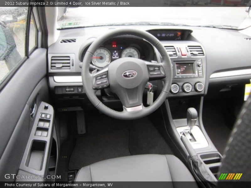 Ice Silver Metallic / Black 2012 Subaru Impreza 2.0i Limited 4 Door