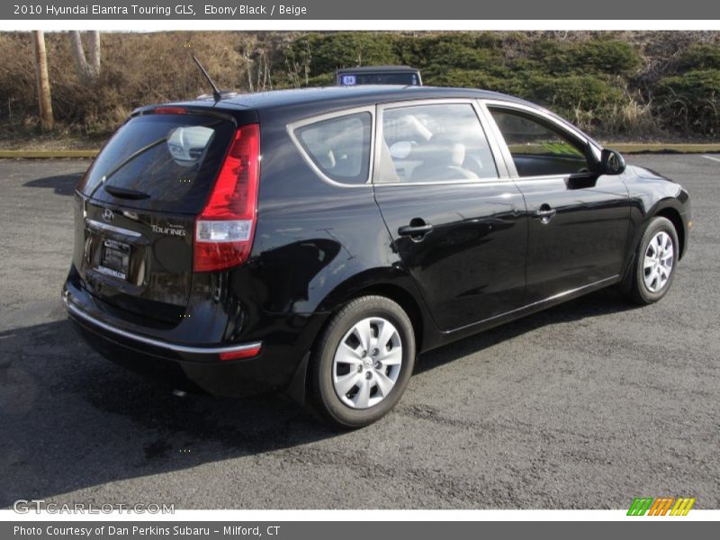 Ebony Black / Beige 2010 Hyundai Elantra Touring GLS