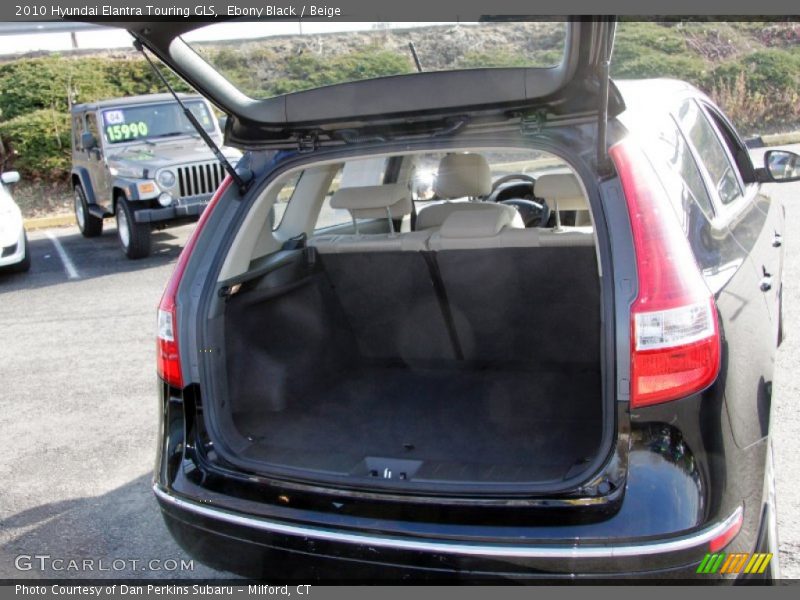 Ebony Black / Beige 2010 Hyundai Elantra Touring GLS