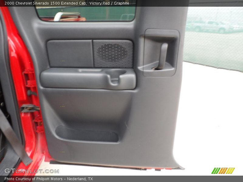 Victory Red / Graphite 2000 Chevrolet Silverado 1500 Extended Cab