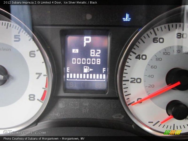 Ice Silver Metallic / Black 2012 Subaru Impreza 2.0i Limited 4 Door