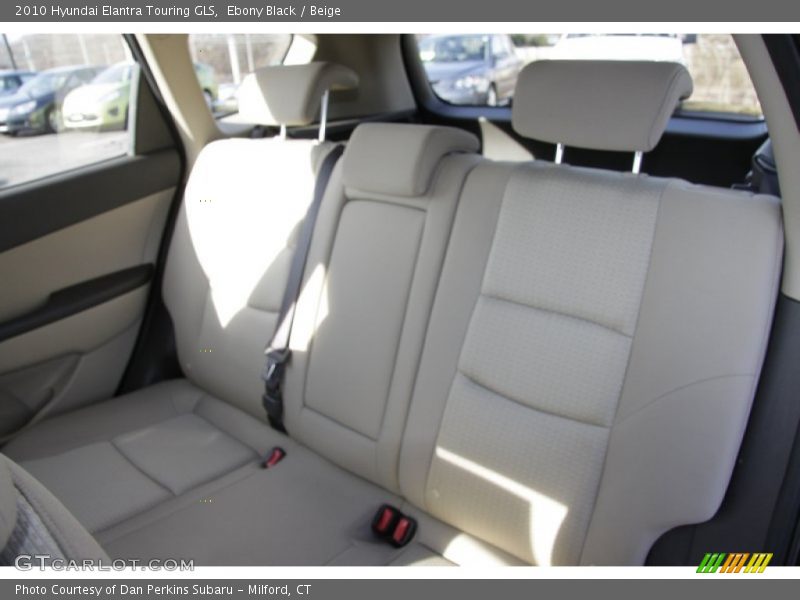 Ebony Black / Beige 2010 Hyundai Elantra Touring GLS