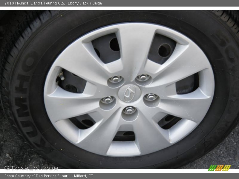 Ebony Black / Beige 2010 Hyundai Elantra Touring GLS