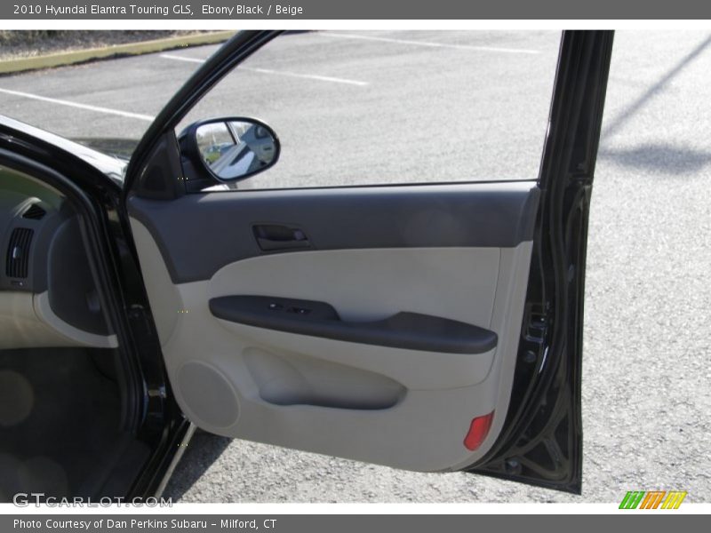 Ebony Black / Beige 2010 Hyundai Elantra Touring GLS