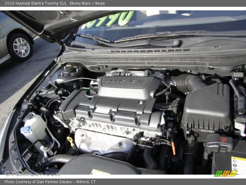 Ebony Black / Beige 2010 Hyundai Elantra Touring GLS