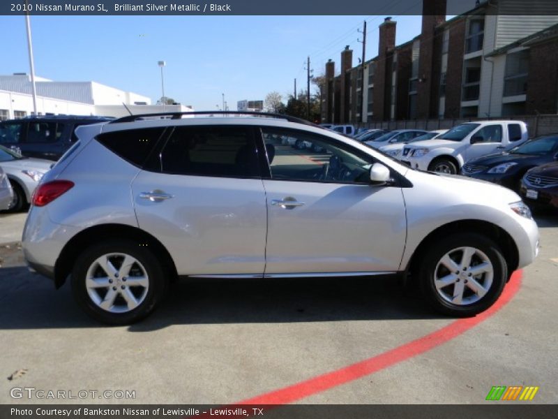 Brilliant Silver Metallic / Black 2010 Nissan Murano SL