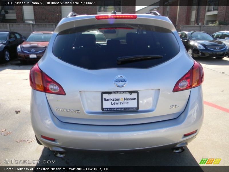 Brilliant Silver Metallic / Black 2010 Nissan Murano SL