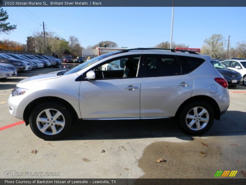 Brilliant Silver Metallic / Black 2010 Nissan Murano SL