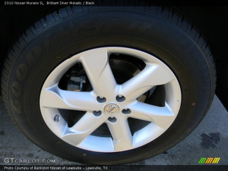 Brilliant Silver Metallic / Black 2010 Nissan Murano SL
