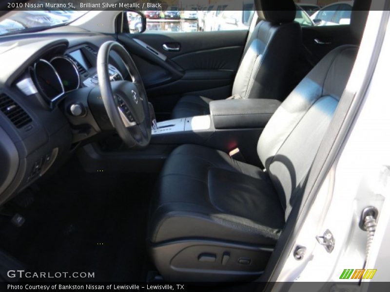 Brilliant Silver Metallic / Black 2010 Nissan Murano SL