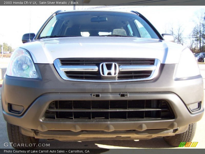 Satin Silver Metallic / Black 2003 Honda CR-V LX