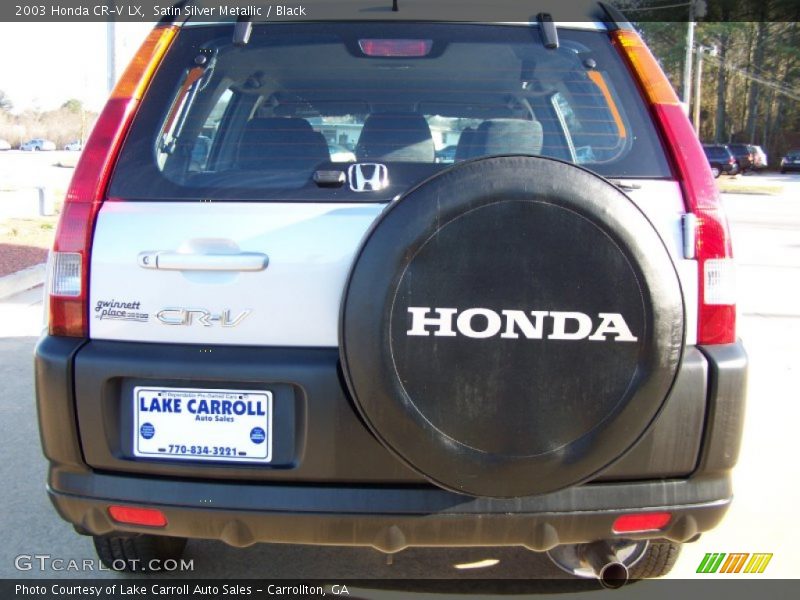 Satin Silver Metallic / Black 2003 Honda CR-V LX
