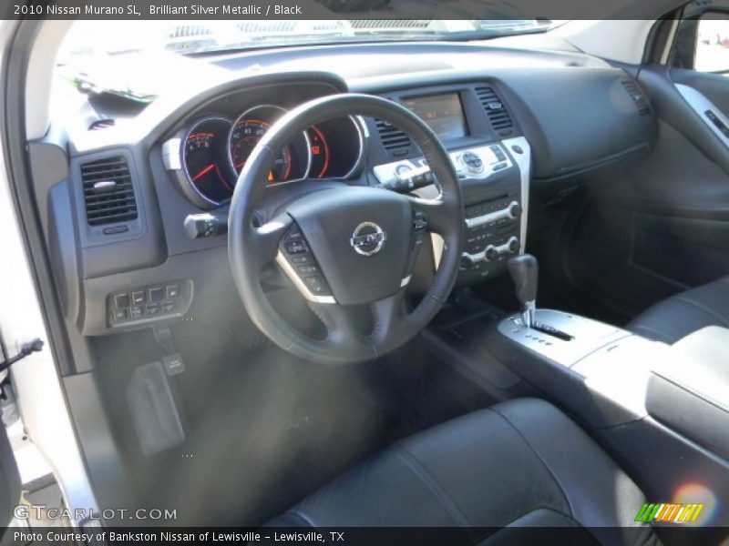 Brilliant Silver Metallic / Black 2010 Nissan Murano SL