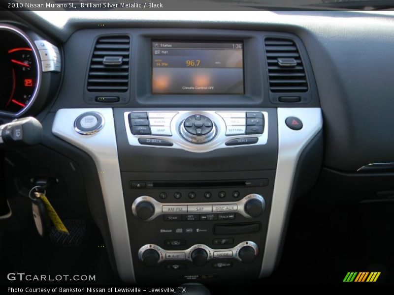 Brilliant Silver Metallic / Black 2010 Nissan Murano SL