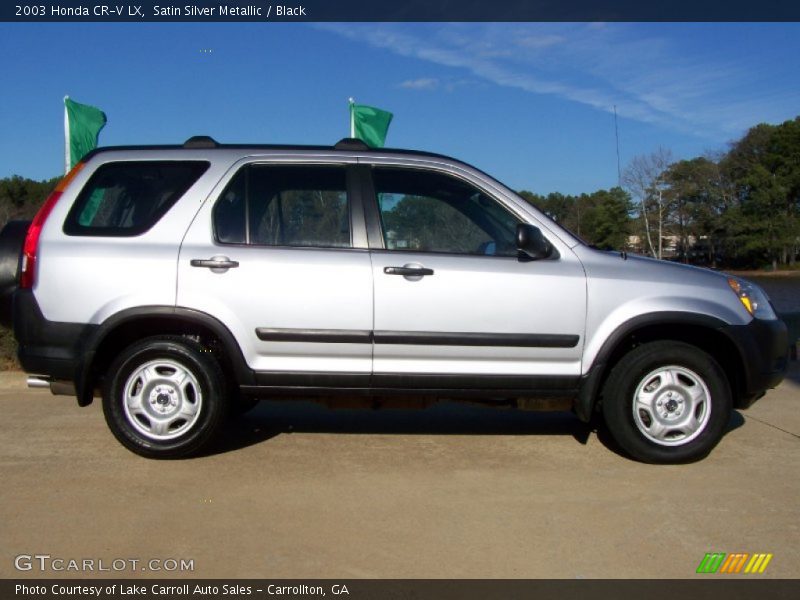 Satin Silver Metallic / Black 2003 Honda CR-V LX