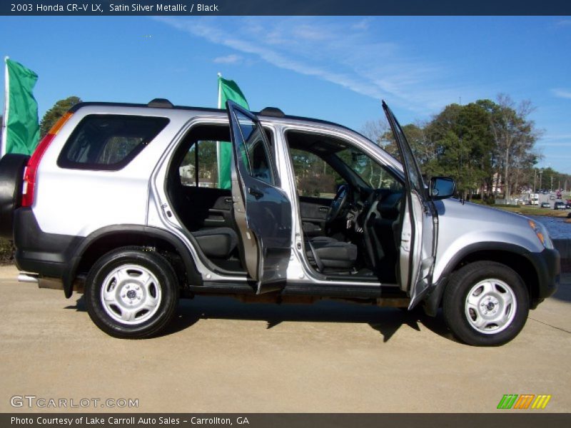 Satin Silver Metallic / Black 2003 Honda CR-V LX