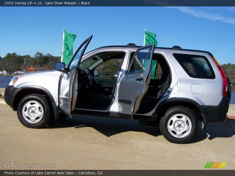 Satin Silver Metallic / Black 2003 Honda CR-V LX