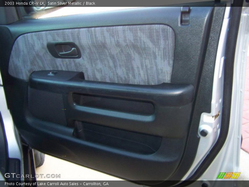 Satin Silver Metallic / Black 2003 Honda CR-V LX