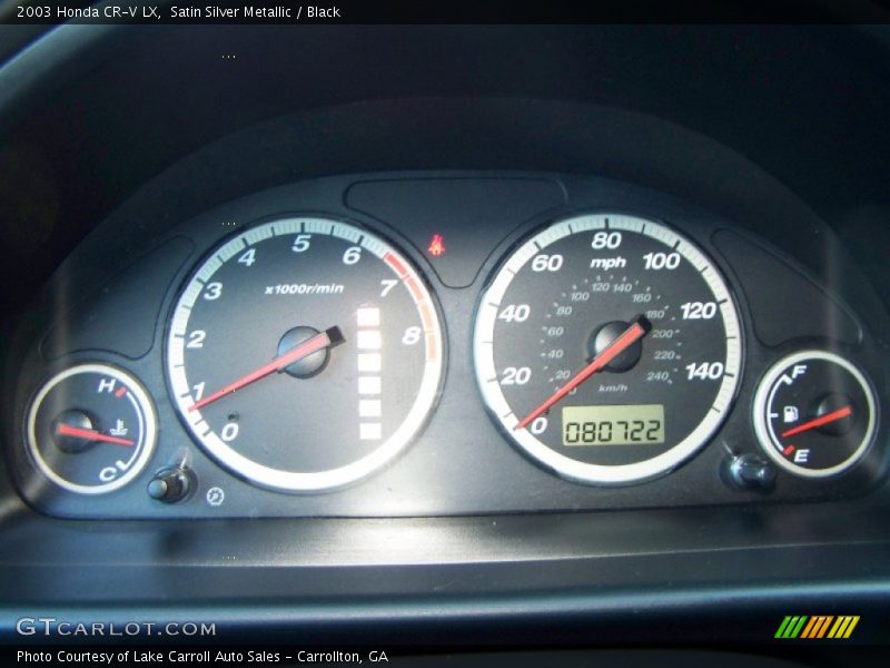 Satin Silver Metallic / Black 2003 Honda CR-V LX
