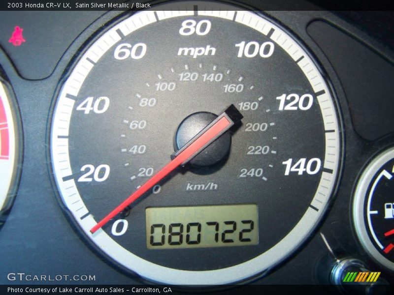 Satin Silver Metallic / Black 2003 Honda CR-V LX