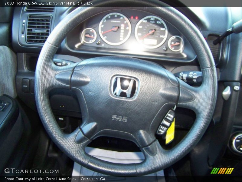 Satin Silver Metallic / Black 2003 Honda CR-V LX