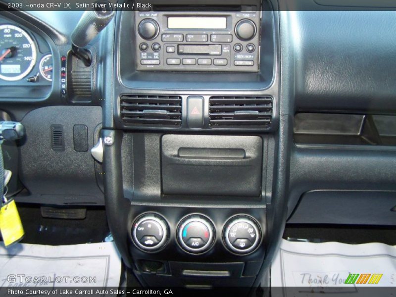 Satin Silver Metallic / Black 2003 Honda CR-V LX