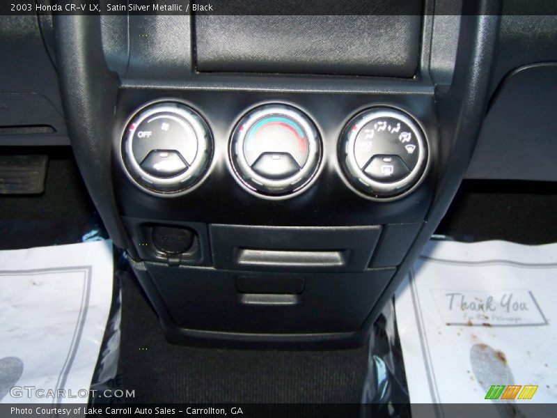 Satin Silver Metallic / Black 2003 Honda CR-V LX