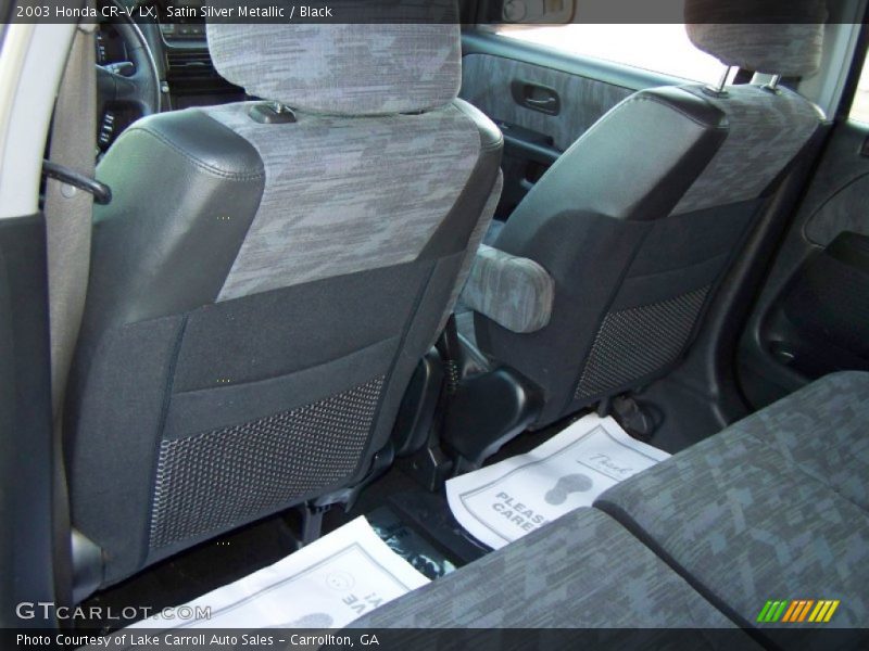 Satin Silver Metallic / Black 2003 Honda CR-V LX