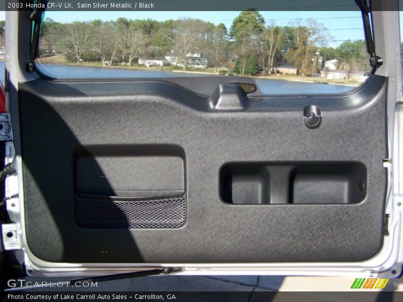 Satin Silver Metallic / Black 2003 Honda CR-V LX