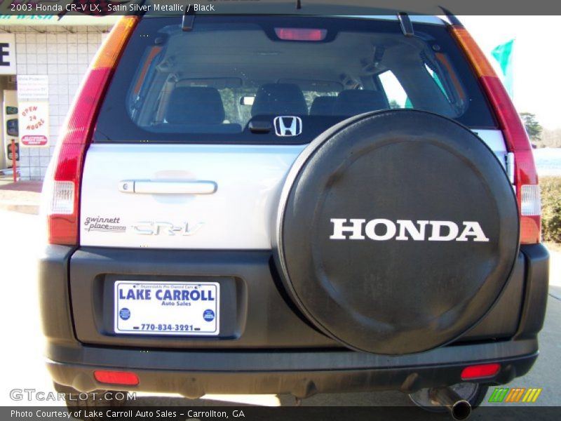 Satin Silver Metallic / Black 2003 Honda CR-V LX