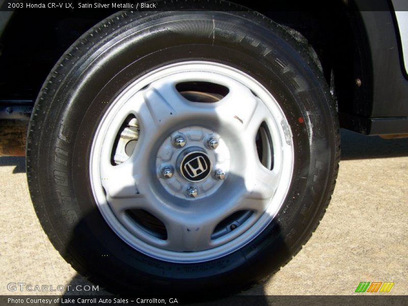 Satin Silver Metallic / Black 2003 Honda CR-V LX