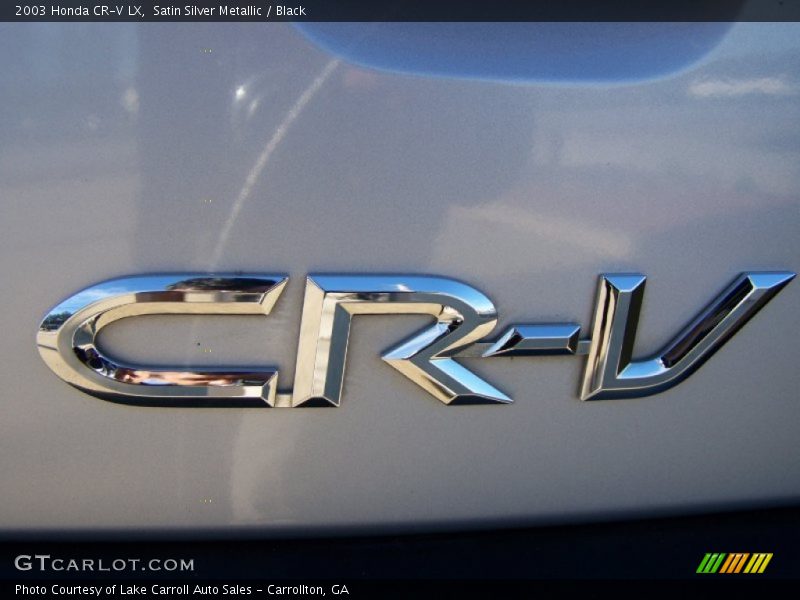 Satin Silver Metallic / Black 2003 Honda CR-V LX