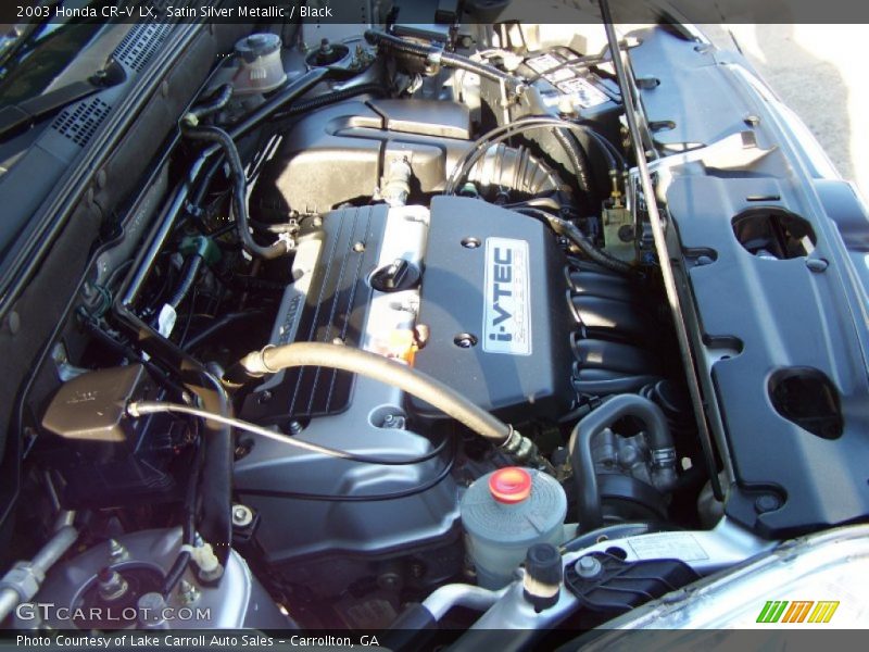Satin Silver Metallic / Black 2003 Honda CR-V LX