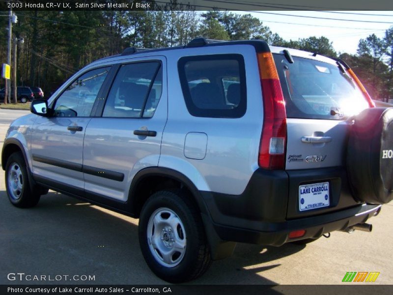 Satin Silver Metallic / Black 2003 Honda CR-V LX
