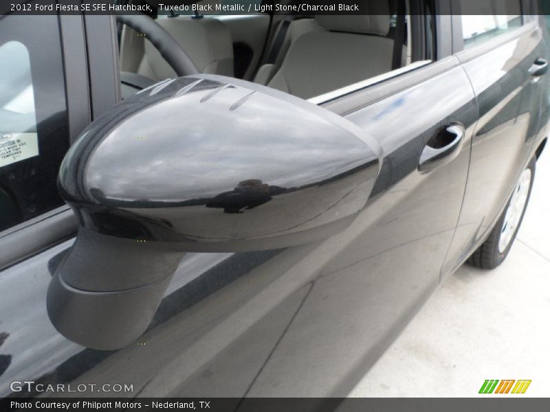 Tuxedo Black Metallic / Light Stone/Charcoal Black 2012 Ford Fiesta SE SFE Hatchback