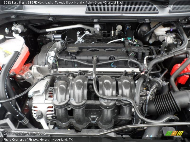  2012 Fiesta SE SFE Hatchback Engine - 1.6 Liter DOHC 16-Valve Ti-VCT Duratec 4 Cylinder