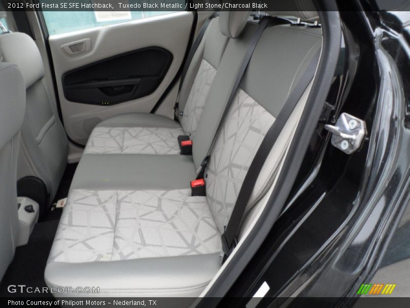  2012 Fiesta SE SFE Hatchback Light Stone/Charcoal Black Interior