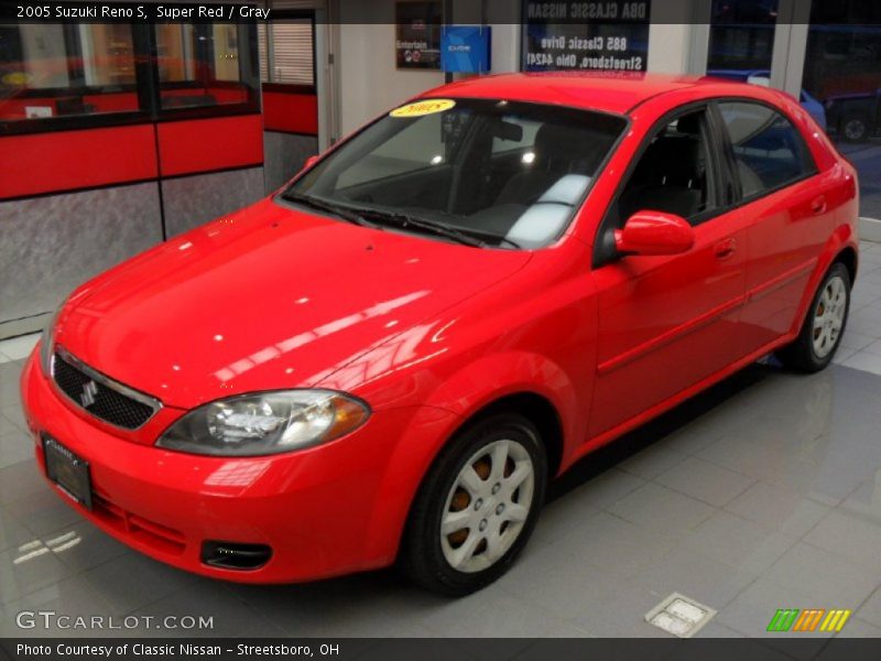 Super Red / Gray 2005 Suzuki Reno S