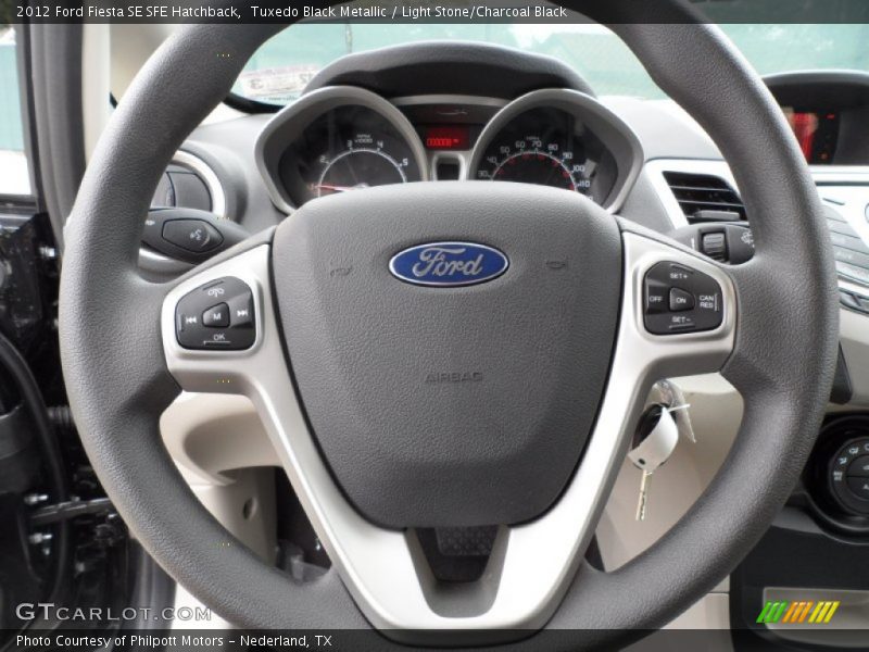  2012 Fiesta SE SFE Hatchback Steering Wheel