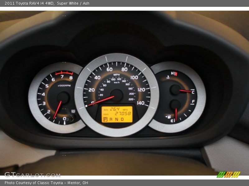 Super White / Ash 2011 Toyota RAV4 I4 4WD