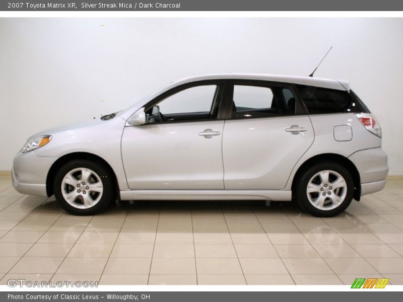 Silver Streak Mica / Dark Charcoal 2007 Toyota Matrix XR