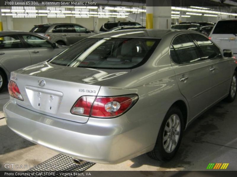 Millennium Silver Metallic / Ivory 2003 Lexus ES 300