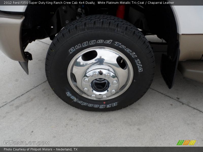  2012 F350 Super Duty King Ranch Crew Cab 4x4 Dually Wheel