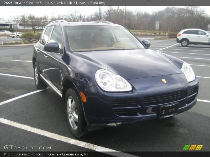 Lapis Blue Metallic / Havanna/Sand Beige 2006 Porsche Cayenne S