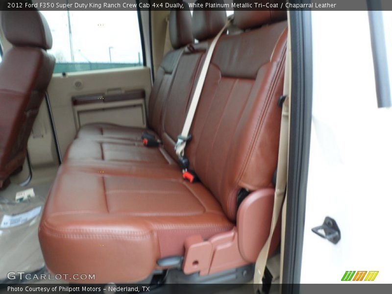  2012 F350 Super Duty King Ranch Crew Cab 4x4 Dually Chaparral Leather Interior