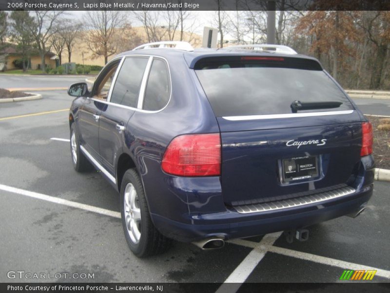 Lapis Blue Metallic / Havanna/Sand Beige 2006 Porsche Cayenne S